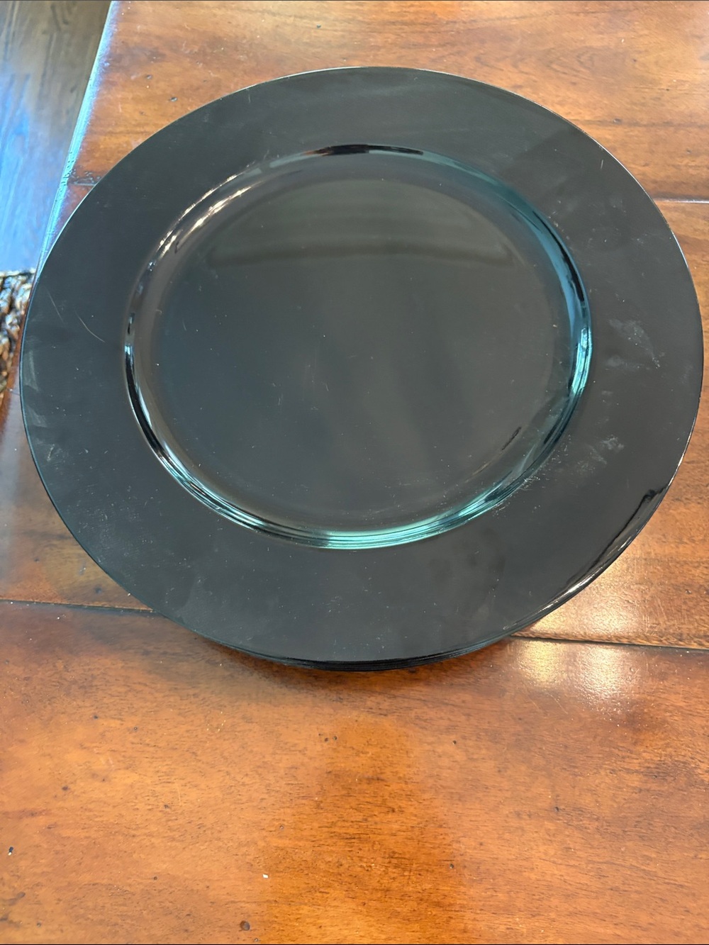 10 Black Dinner Charger Plate - Classic Home Dining Hand Was not food safe